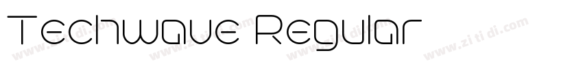 Techwave Regular字体转换 Techwave Regular字体转换